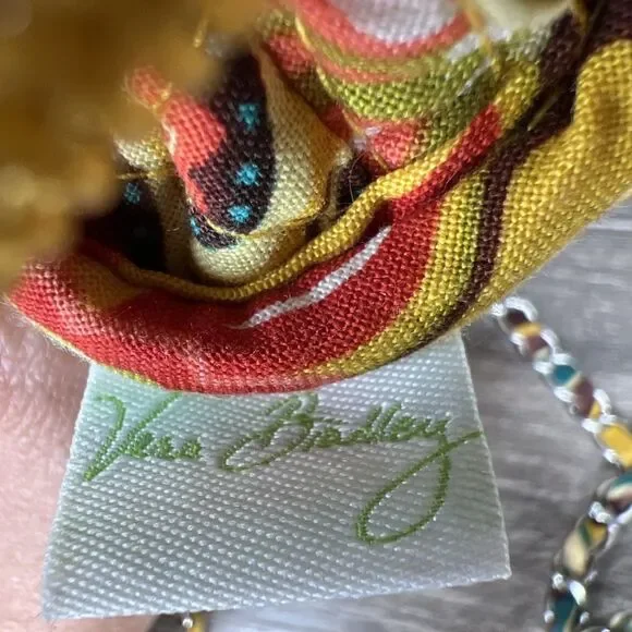 Vera Bradley Provençal Small 7" Crossbody Purse Floral Zip Chain Strap Bag - Picture 4 of 7